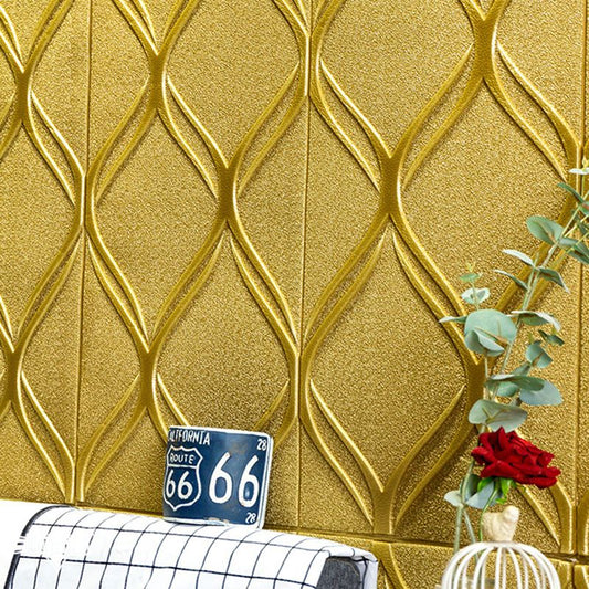 Rynx | Contemporary waterproof wall planks striped brick bedroom wall panels