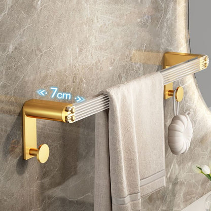 Rynx | Modern Golden Bathroom Accessories Single Piece or in Set with Bathroom Shelf