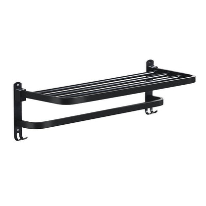 Rynx | Modern Bathroom Accessories Black Paper Holder Bathroom Shelf Bathroom Accessory Set