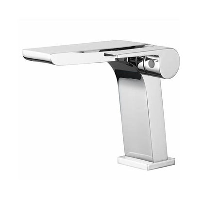 Rynx | Modern Faucet Brass Lever Waterfall Spout Sink Faucet