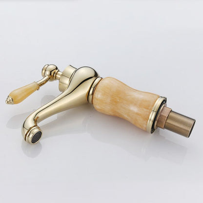 Rynx | Luxury Vessel Faucet Brass Lever Handles Low Arc Sink Faucet