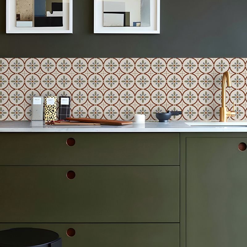 Rynx | Waterproof Peel & Stick Tile Square Pattern Print Single Tile