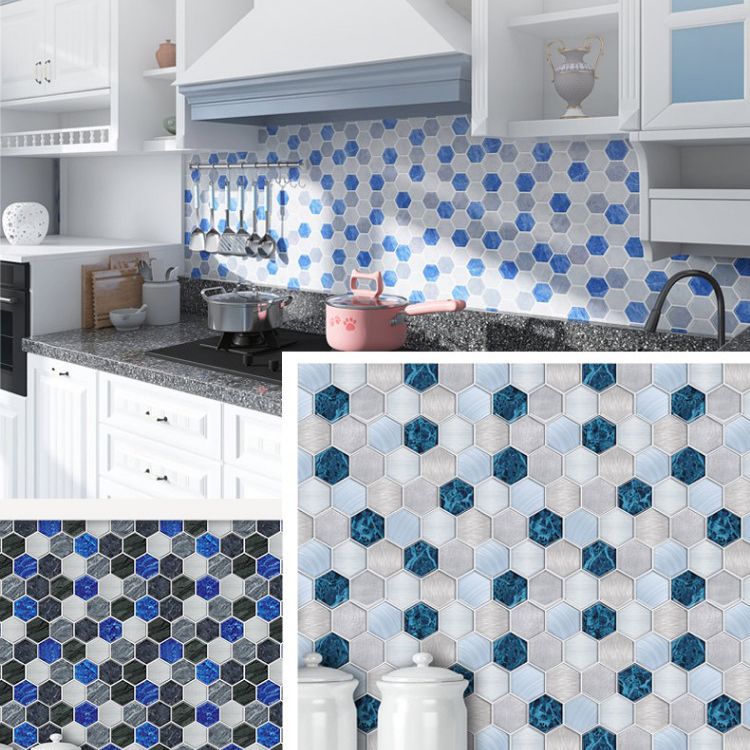 Rynx | Square Peel and Stick Back Wall Modern Plastic Peel and Stick Back Wall