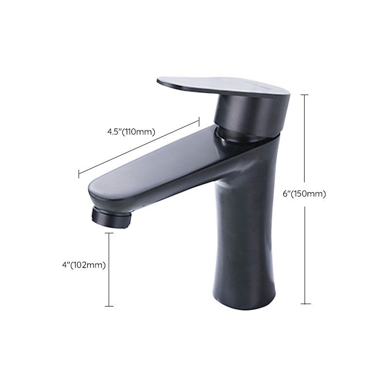 Rynx | Contemporary Stainless Steel Basin Tap Lever Handles Low Arc Basin Mixer