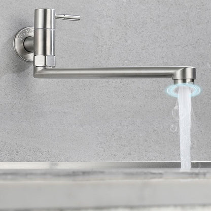 Rynx | Kitchen faucet pot filling valve single handle swivel stainless steel kitchen faucet