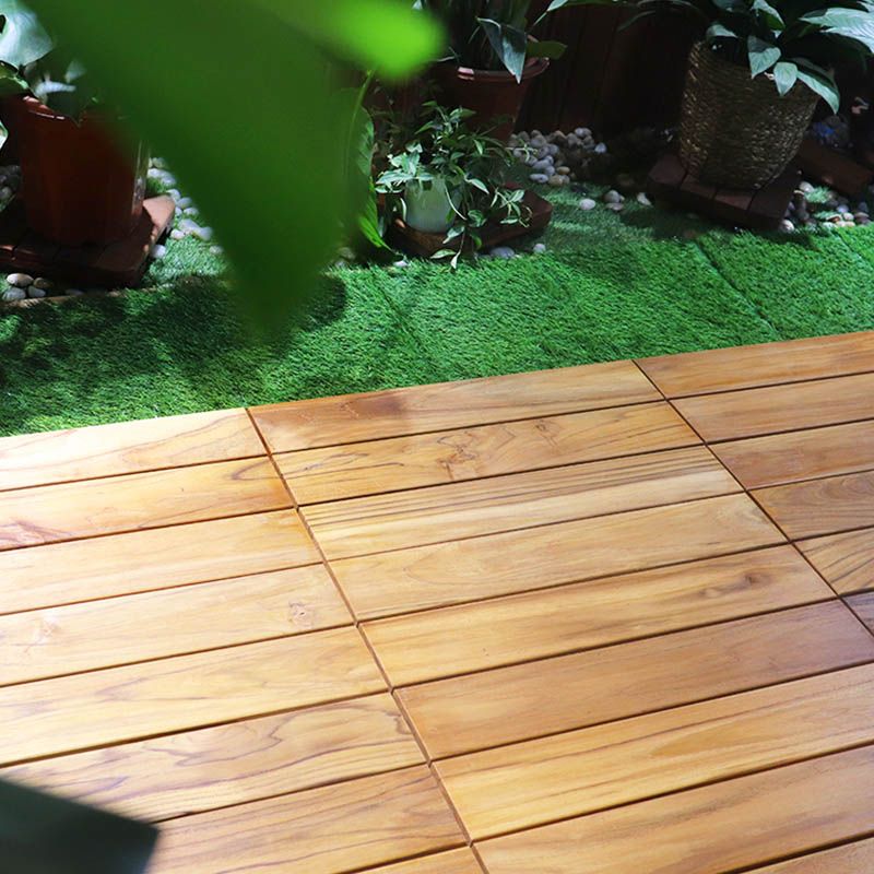 Rynx | Connected outdoor floor tiles wooden planks