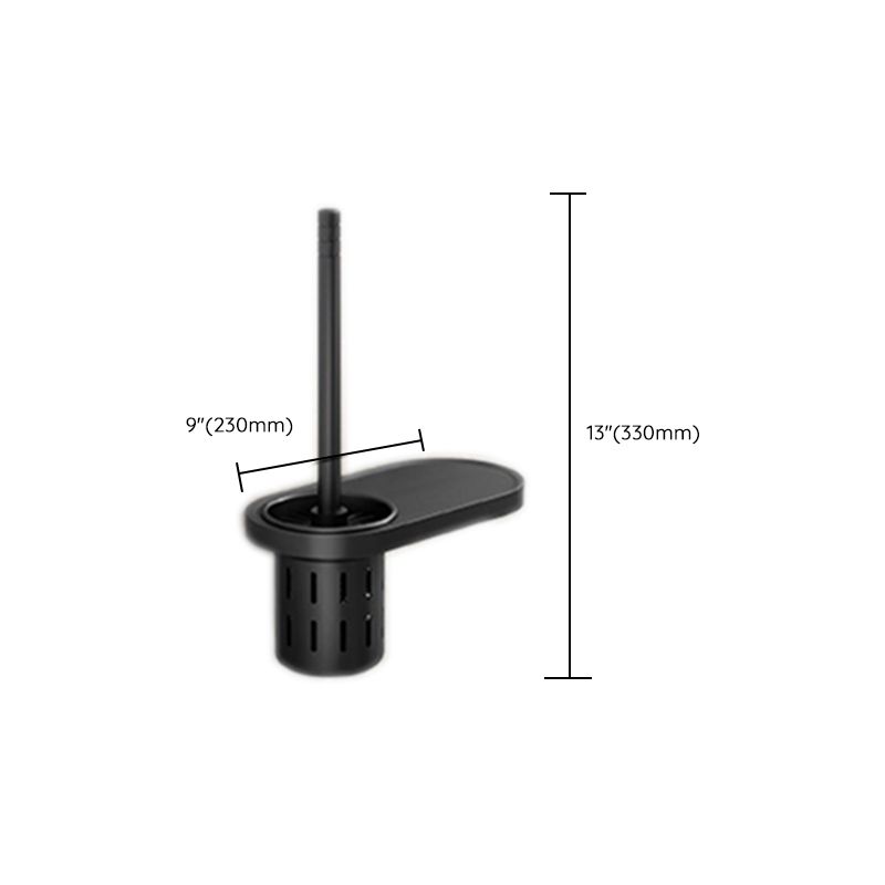 Rynx | Modern Bathroom Set Matte Black Bathroom Shelf Towel Holder Bathroom Accessories Set