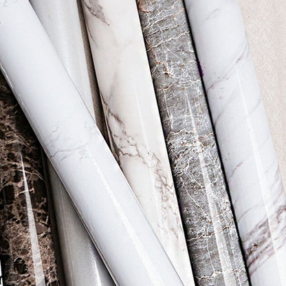 Rynx | Modern splash guard tile waterproof marble print peel and stick tile for the kitchen