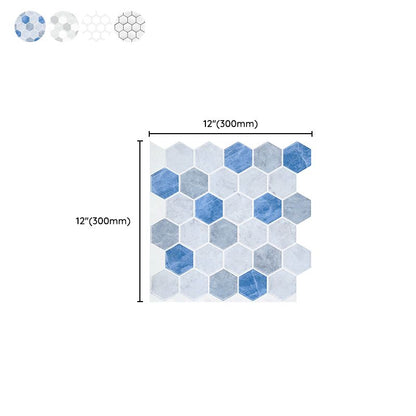 Rynx | Square Peel and Stick Back Wall Modern Plastic Peel and Stick Back Wall