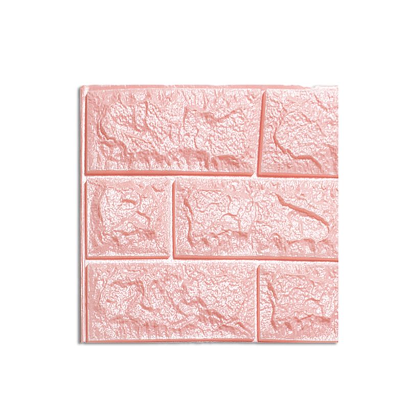 Rynx | Waterproof Wall Panel Peel and Press 3D Faux Brick Living Room PVC Wall Covering (10-Pack)