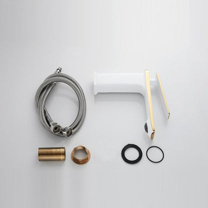 Rynx | Single Hole Bathroom Faucet 6.69" H Modern Luxury Sink Faucet