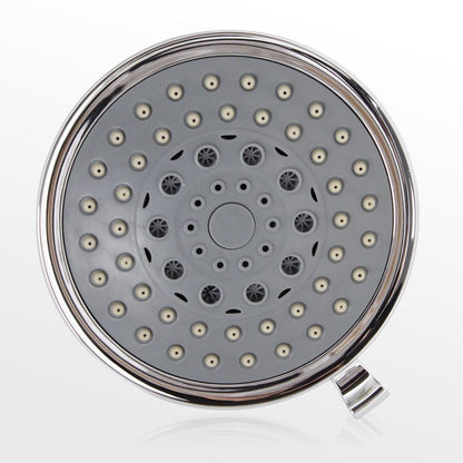 Rynx | Silver Round Fixed Shower Head Modern Style Wall Mount Shower Head