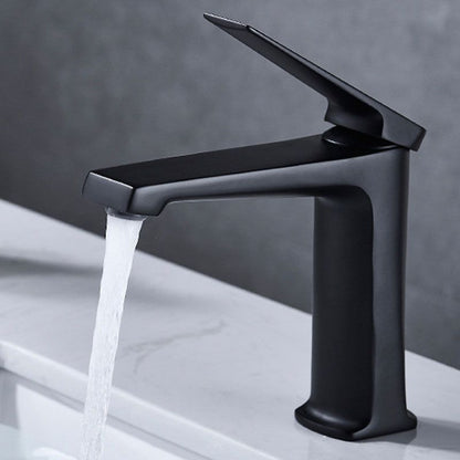 Rynx | Modern Basin Mixer Lever Handle Copper Low Arc Basin Mixer