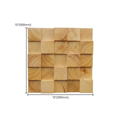 Rynx | Wood Mosaic Cladding Shiplap Glue Contemporary Interior Wall Cladding