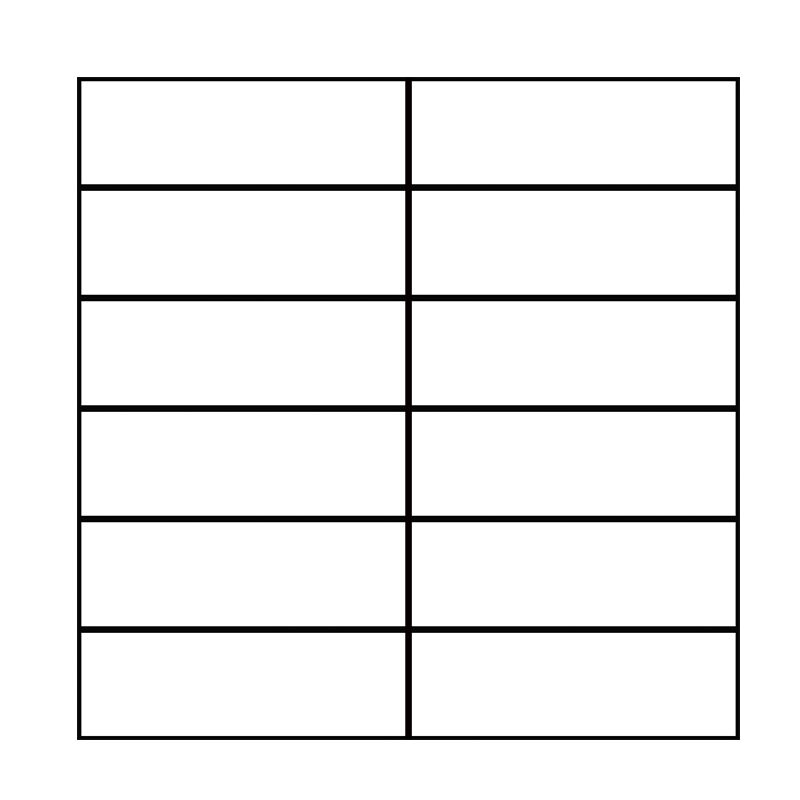 Rynx | Tile Stripping & Sticking Rectangle White Plastic Waterproof Tile Stripping & Sticking for Shower 10-Pack