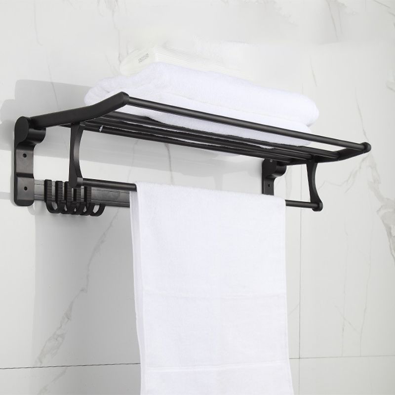 Rynx | Modern Matt Black Bathroom Shelf Paper Holder Bathroom Accessory Set