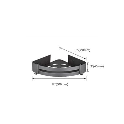 Rynx | Modern gray bathroom accessory set bathroom shelf bath hardware set
