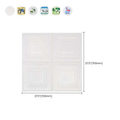 Rynx | Modern Wall Panel Cartoon Print Peel and Stick Waterproof Wall Panel