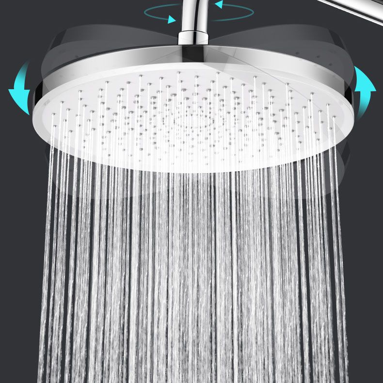 Rynx | Round Fixed Shower Head High Flow Aerated Wall Mount Shower Head