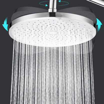 Rynx | Round Fixed Shower Head High Flow Aerated Wall Mount Shower Head