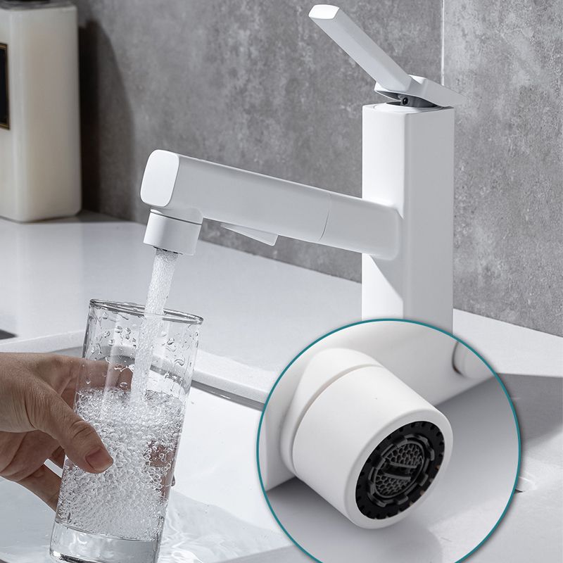 Rynx | Lever handle fitting Pull-out basin mixer with swivel spout