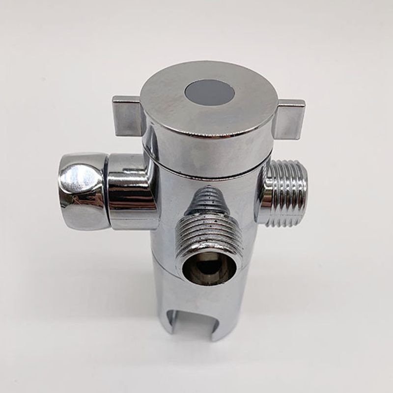 Rynx | Wall Mounted Round Shower Modern Style Metal Double Shower Heads