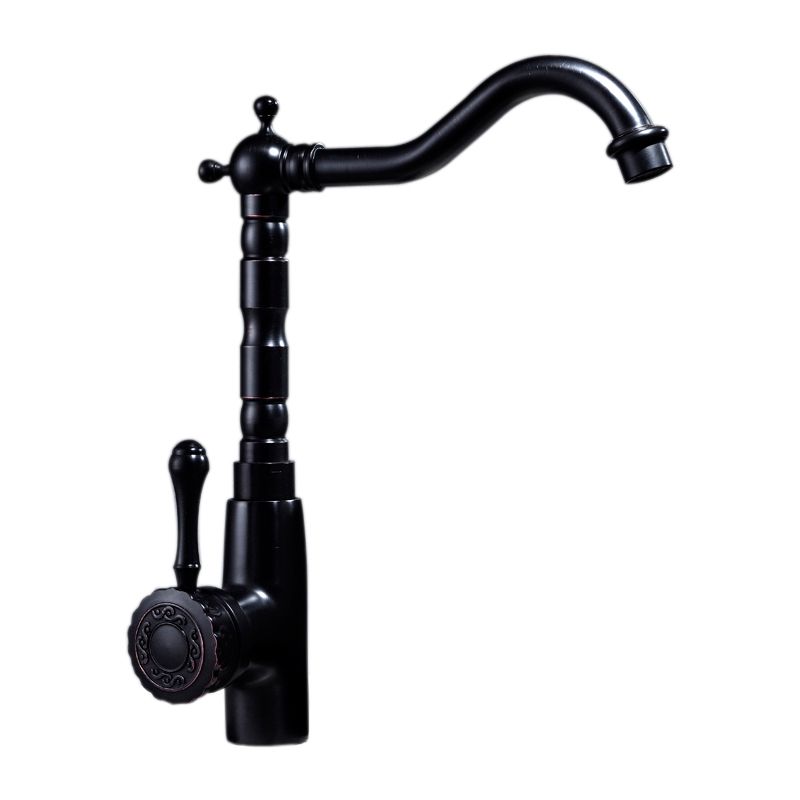 Rynx | Glam Style Basin Faucet with Swivel Spout and Lever Handle