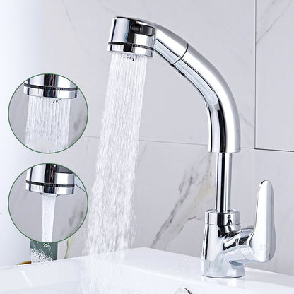 Rynx | Modern Simple Vessel Sink Faucet High Arc Bathroom Sink Faucet