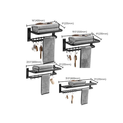 Rynx | Matt Black Bathroom Accessory Set Modern Bathroom Accessory as Individual Piece or as Set
