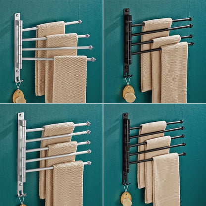 Rynx | 2-Piece Stainless Steel Towel Bar Modern 13.6" B Bathroom Accessory Set