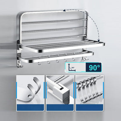 Rynx | Modern Stainless Steel Bathroom Set Paper Holder Bathroom Shelf Bathroom Accessories