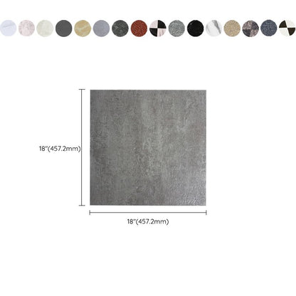 Rynx | Modern fabric look plastic floor water-repellent square edge floor tiles