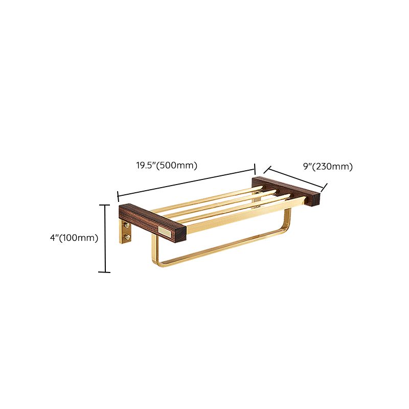 Rynx | Modern Gold Bathroom Accessory Set Bathroom Shelf Paper Holder Bathroom Accessory Set