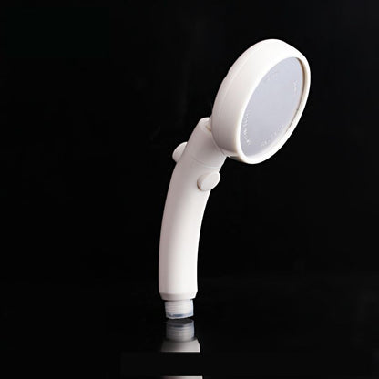 Rynx | Plastic Handheld Showerhead White Standard Spray Round Wall Mounted Swivel Showerhead