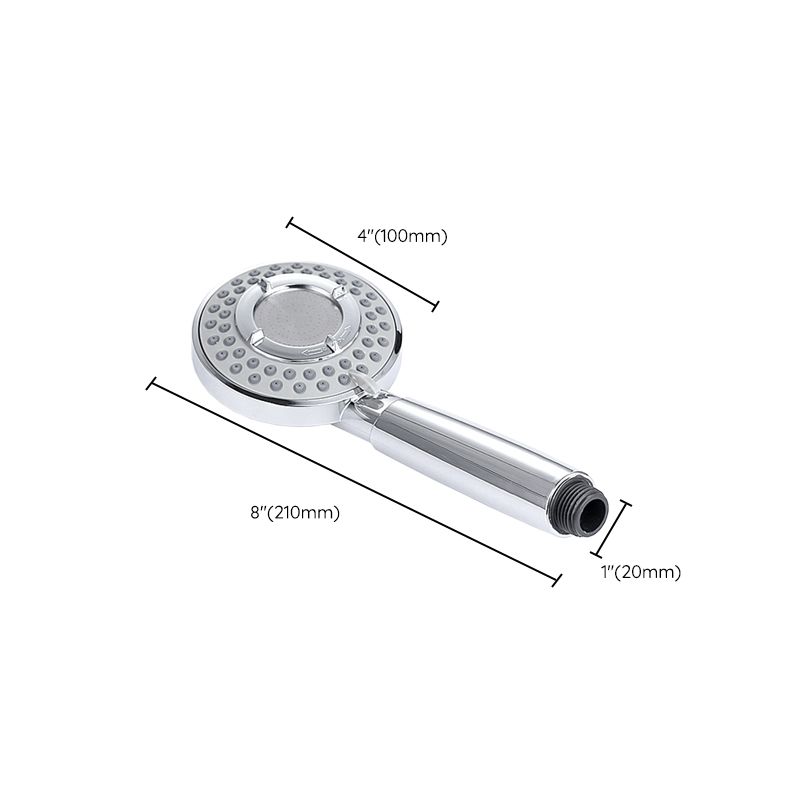 Rynx | Silver Hand Shower 3 Jets Stainless Steel Wall-Mounted Shower Head