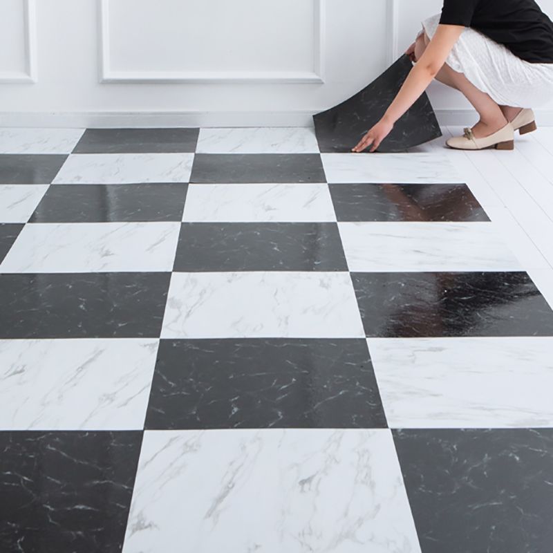 Rynx | Modern fabric look plastic floor water-repellent square edge floor tiles