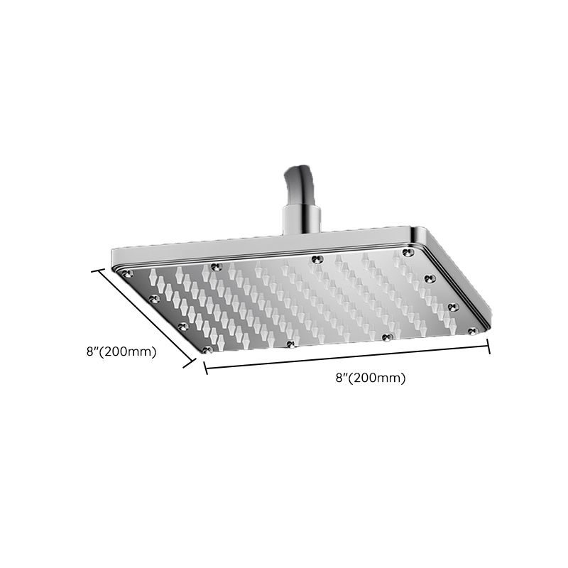 Rynx | Modern Showerhead Combination Double Showerhead Polished Stainless Steel Wall Mounted Showerhead