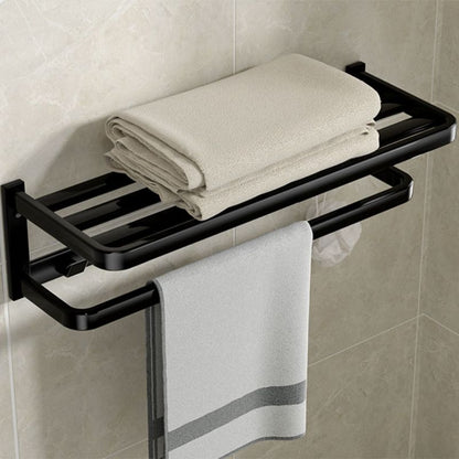 Rynx | Modern Bathroom Set Towel Bar Paper Holder Black Bathroom Accessory Set