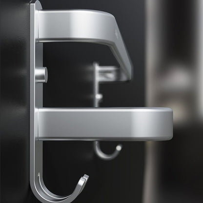 Rynx | 7-piece Bathroom Accessory Set Modern Aluminum Bathroom Set in Silver