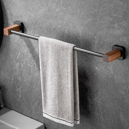 Rynx | Modern black bathroom set bathroom shelf towel bar bathroom accessories set