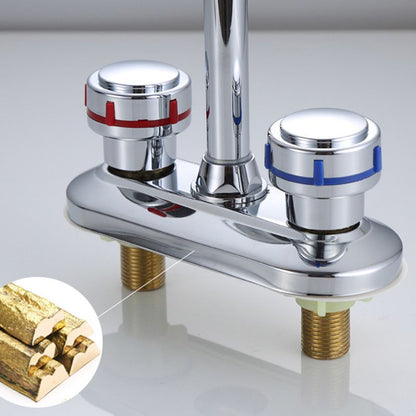 Rynx | 1or2-Handle Brushed Nickel Widespread Faucet 2 Hole Center Set Sink Faucet