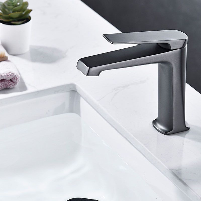 Rynx | Modern Basin Mixer Lever Handle Copper Low Arc Basin Mixer