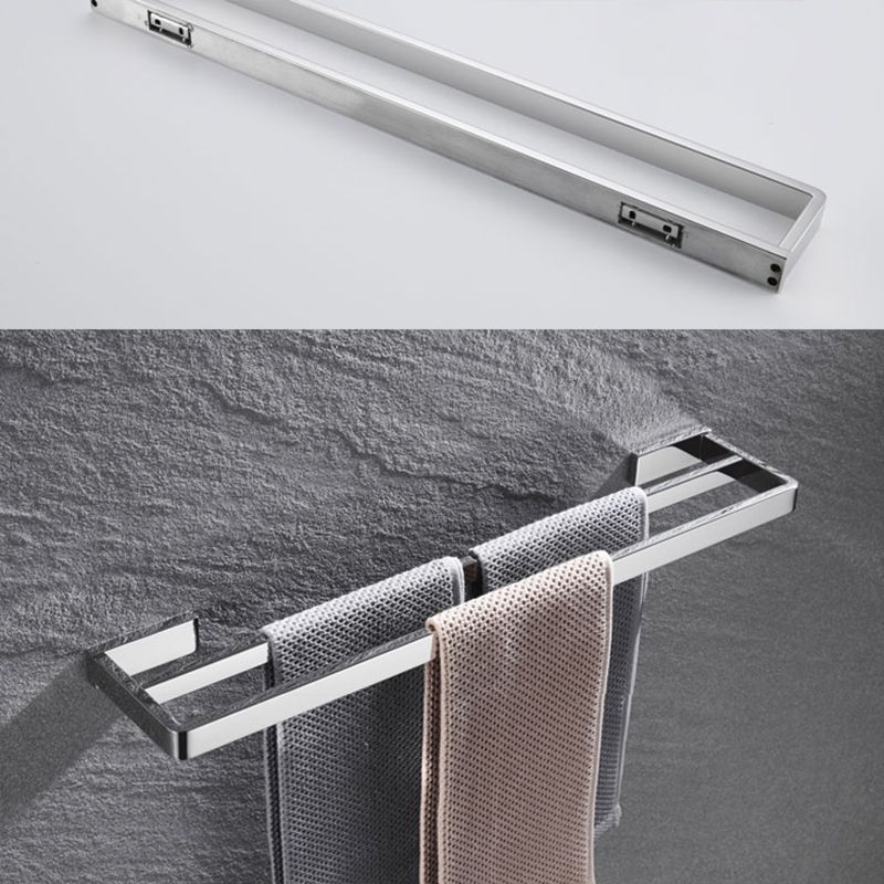 Rynx | 5-piece modern bathroom accessories as a single item or in a set Polished chrome bathroom set