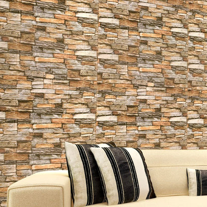 Rynx | Industrial Wall Panel 3D Brick Bathroom Living Room Wall Panels Set of 10