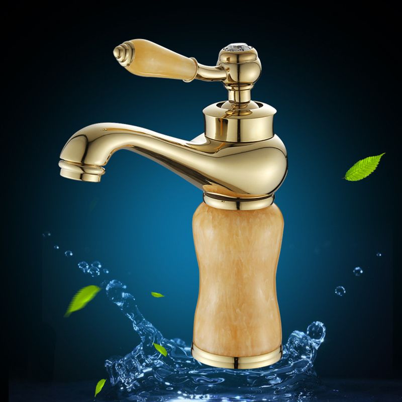 Rynx | Luxury Vessel Faucet Brass Lever Handles Low Arc Sink Faucet