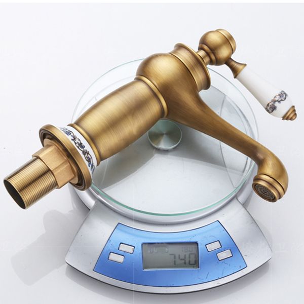 Rynx | Low-Arch Country Vessel Faucet Single-Lever Brass Faucet for Bathroom