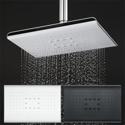 Rynx | Rectangular Fixed Shower Head Traditional Ceiling Mounted Shower Head