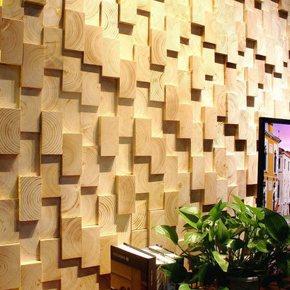 Rynx | Wall-Ceiling Light Wood Gluing Mosaic Indoor Modern Wall Ceiling