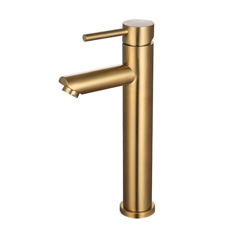 Rynx | 1-Handle Gold Nickel Widespread Faucet Single Hole Lever Sink Faucet with Drain