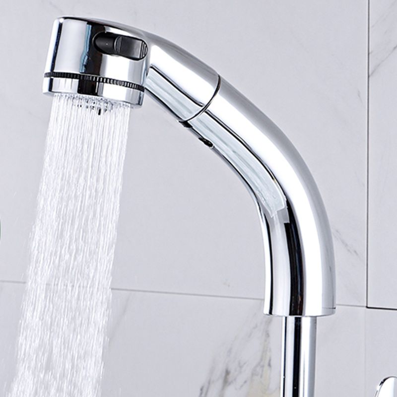 Rynx | Modern Simple Vessel Sink Faucet High Arc Bathroom Sink Faucet
